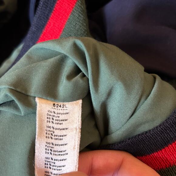 Lacoste Bomber Jacket Mens Size 4 (Medium) Sporty Classic Streetwear Preppy Logo - Picture 4 of 7